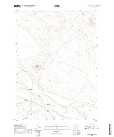Crowheart Butte, WY (2021, 24000-Scale) Preview 1