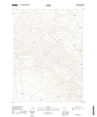 Deer Butte, WY (2021, 24000-Scale) Preview 1