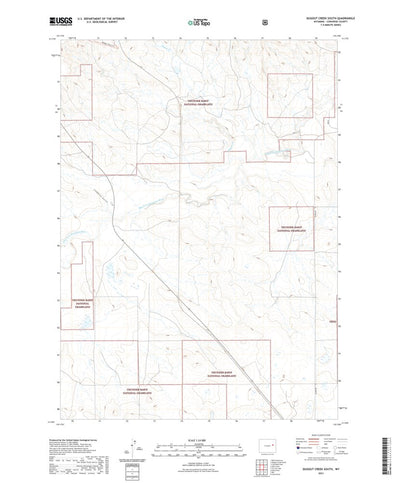Dugout Creek South, WY (2021, 24000-Scale) Preview 1