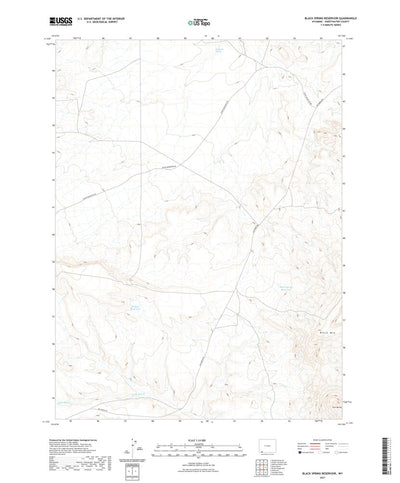 Black Spring Reservoir, WY (2021, 24000-Scale) Preview 1