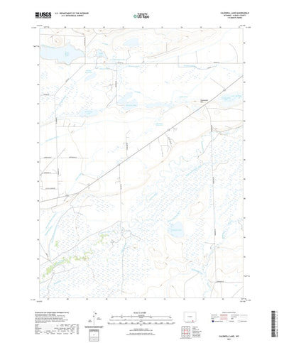 Caldwell Lake, WY (2021, 24000-Scale) Preview 1