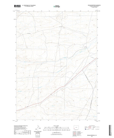 Graham Reservoir, WY (2021, 24000-Scale) Preview 1