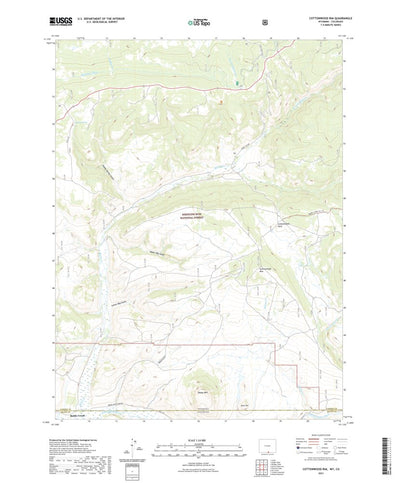 Cottonwood Rim, WY (2021, 24000-Scale) Preview 1