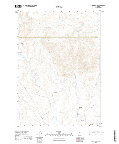 Arapahoe Butte, WY (2021, 24000-Scale) Preview 1
