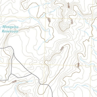 Cow Creek Reservoir, WY (2021, 24000-Scale) Preview 3