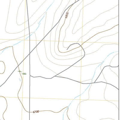 Lost Creek Butte SW, WY (2021, 24000-Scale) Preview 3