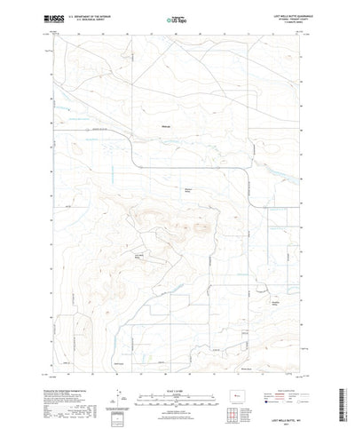 Lost Wells Butte, WY (2021, 24000-Scale) Preview 1