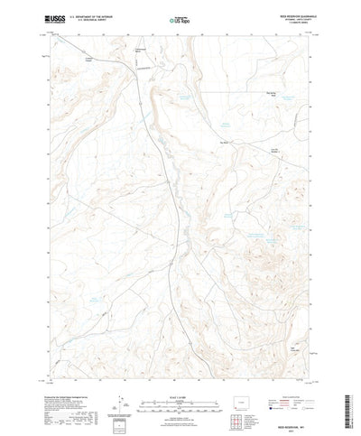 Reed Reservoir, WY (2021, 24000-Scale) Preview 1