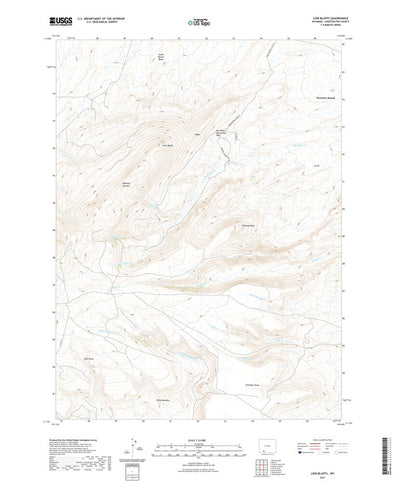 Lion Bluffs, WY (2021, 24000-Scale) Preview 1