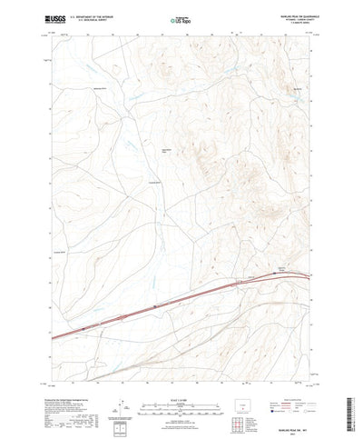 Rawlins Peak SW, WY (2021, 24000-Scale) Preview 1