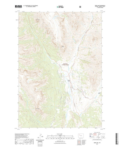 Snow Lake, WY (2021, 24000-Scale) Preview 1