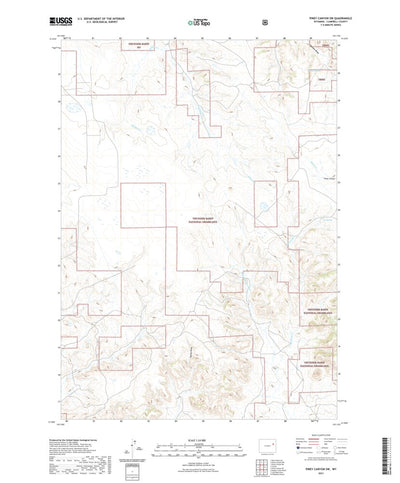 Piney Canyon SW, WY (2021, 24000-Scale) Preview 1