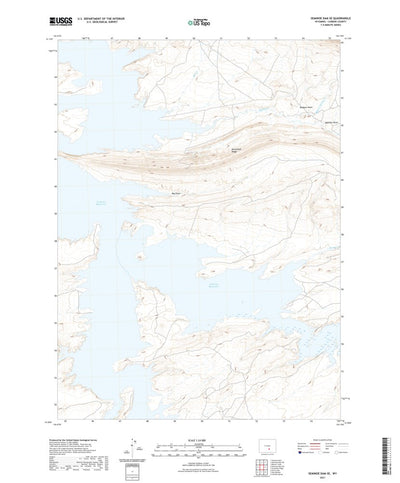 Seminoe Dam SE, WY (2021, 24000-Scale) Preview 1
