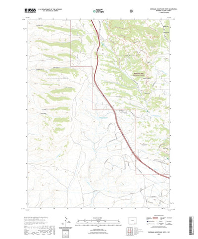 Sherman Mountains West, WY (2021, 24000-Scale) Preview 1