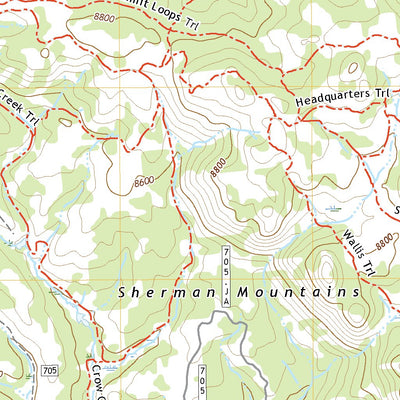 Sherman Mountains West, WY (2021, 24000-Scale) Preview 3