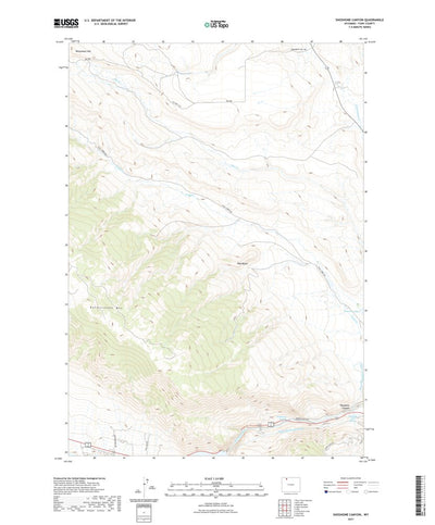 Shoshone Canyon, WY (2021, 24000-Scale) Preview 1