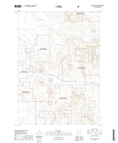 Piney Canyon NW, WY (2021, 24000-Scale) Preview 1