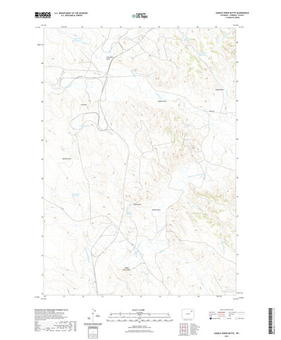 Saddle Horse Butte, WY (2021, 24000-Scale) Preview 1