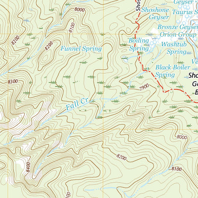 Shoshone Geyser Basin, WY (2021, 24000-Scale) Preview 3