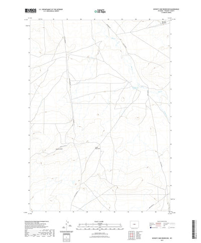 Seventy One Reservoir, WY (2021, 24000-Scale) Preview 1