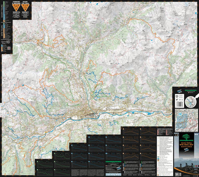 M-02 - Aosta Valley MTB TRAIL MAP - Aosta Area Preview 1