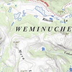 Rincon La Osa, Colorado 15 Minute Topographic Map - Game Management Units Preview 2