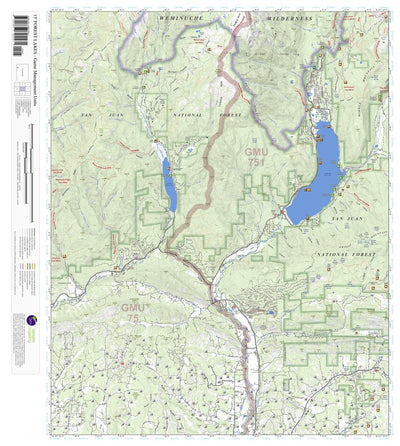 Forest Lakes, Colorado 15 Minute Topographic Map - Game Management Units Preview 1