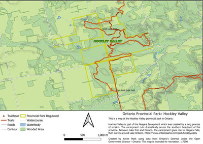 Ontario Provincial Parks and Nature Reserves: Nature Reserve Map Bundle Preview 1