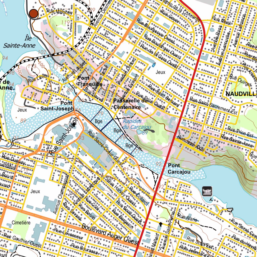 Alma Map 022D12 ALMA Map by GPS Quebec inc. | Avenza Maps