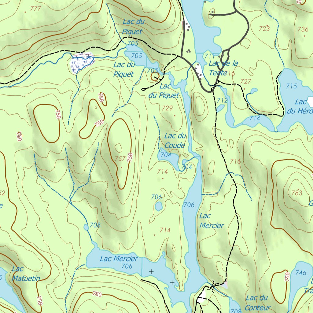 022D15 LAC MONCOUCHE Map by GPS Quebec inc. | Avenza Maps