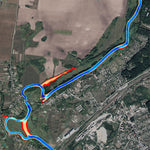 35. Південний Буг річка. (м.Гнівань) Вінницька область. Карта глибин Preview 1