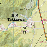 Kinbo-zan 金峯山 Hokari-yama 母狩山 Hiking Map (Tohoku, Japan) 1:25,000 Preview 2