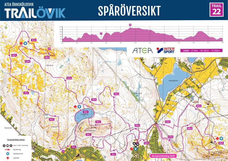 Atea TrailÖvik 22km Map by Skogsloparna | Avenza Maps
