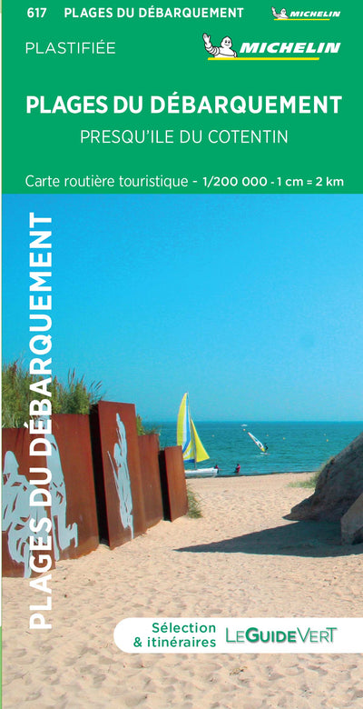 Carte Routiere Touristique Plages Du Debarquement - Presqu'Ile Du Cotentin Preview 1