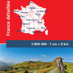 Cr Nat 710 France Détaillée 1/800 000 Preview 1