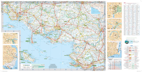 Carte Routiere Touristique Golfe Du Morbihan Et Sa Region - Main Preview 1