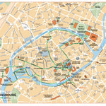 Carte Routiere Touristique Alsace - Strasbourg Preview 1