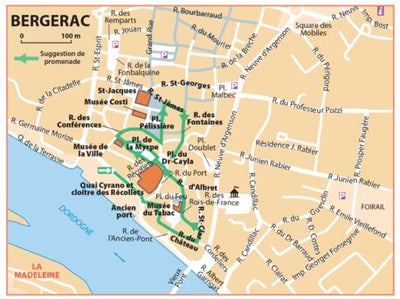 Carte Routiere Touristique Perigord - Bergerac Preview 1