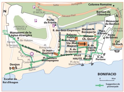 Carte Routiere Touristique Corse - Bonifacio Preview 1