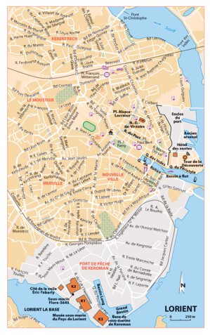 Carte Routiere Touristique Golfe Du Morbihan Et Sa Region - Lorient Preview 1