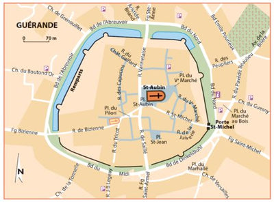 Carte Routiere Touristique Golfe Du Morbihan Et Sa Region - Guérande Preview 1