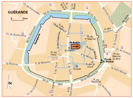 Carte Routiere Touristique Golfe Du Morbihan Et Sa Region - Guérande Preview 1