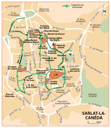 Carte Routiere Touristique Perigord - Sarlat-La-Canéda Preview 1