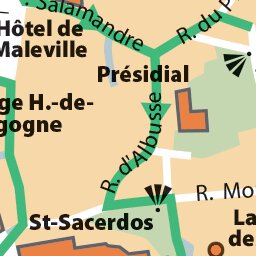 Carte Routiere Touristique Perigord - Sarlat-La-Canéda Preview 2