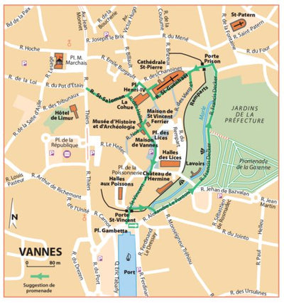 Carte Routiere Touristique Golfe Du Morbihan Et Sa Region - Vannes Preview 1