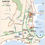 Carte Routiere Touristique Corse - Ajaccio Preview 1