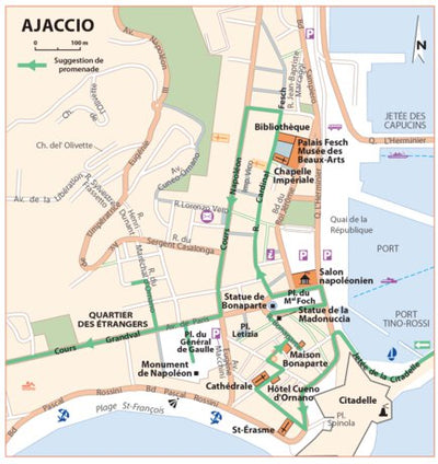 Carte Routiere Touristique Corse - Ajaccio Preview 1