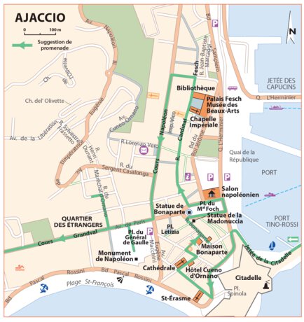 Carte Routiere Touristique Corse - Ajaccio Preview 1