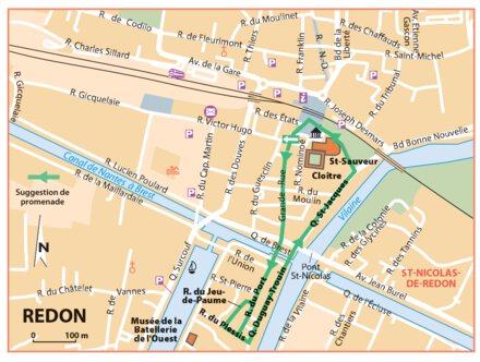 Carte Routiere Touristique Golfe Du Morbihan Et Sa Region - Redon Preview 1