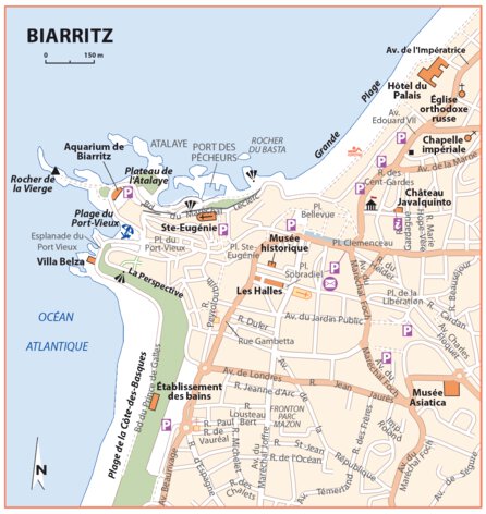 Carte Routiere Touristique Pays Basque - Biarritz Preview 1